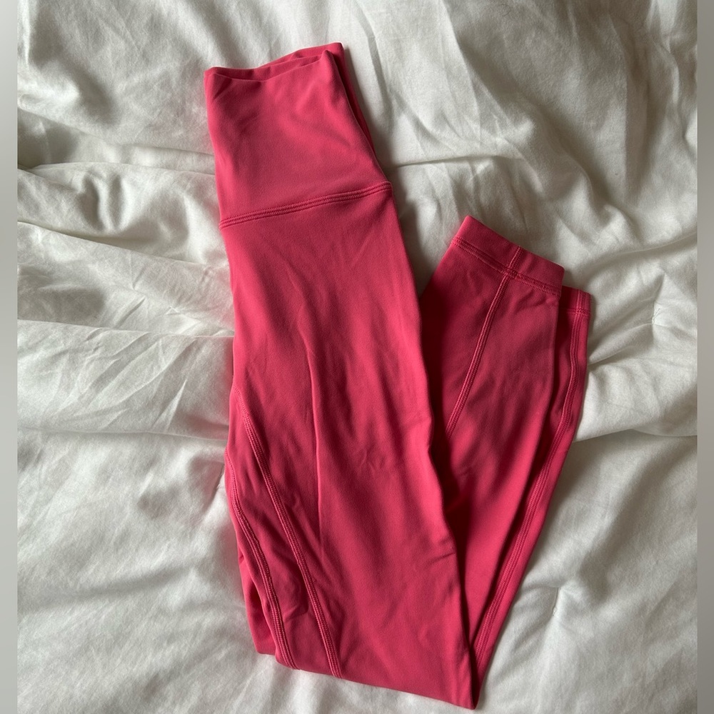 Lululemon guava pink align leggings size 2